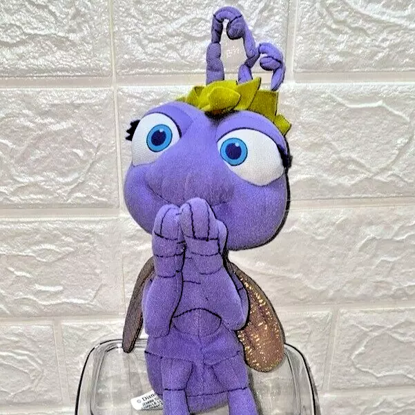 Disney Pixar Bug's Life Purple Princess Atta 12" Soft Plush Toy