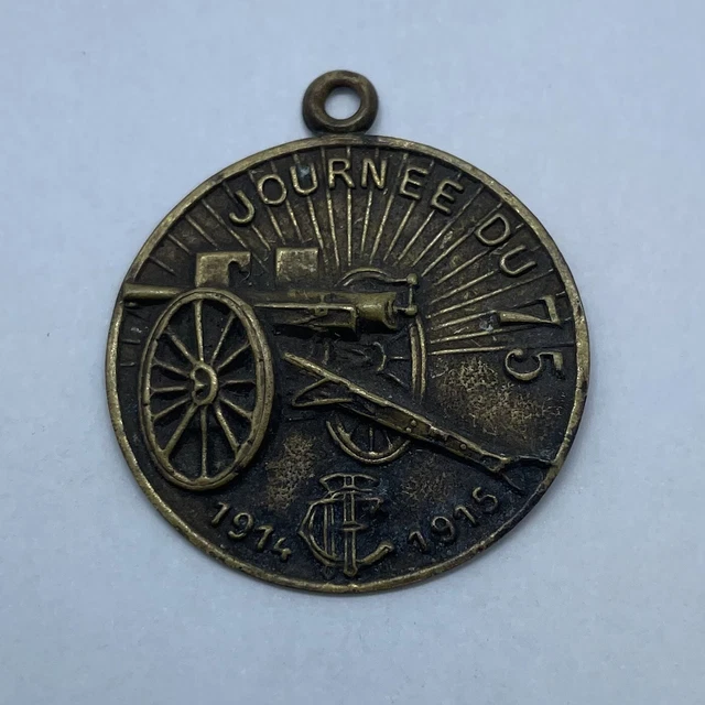 Insigne de journées 1914/1918 - Journée du 75 par le Touring club de France