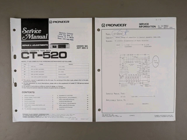 Vintage Manuals, Vintage Parts & Accessories, Vintage Audio