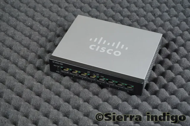 SF100D-08P Cisco 8-Port PoE Switch supplied without Power Supply