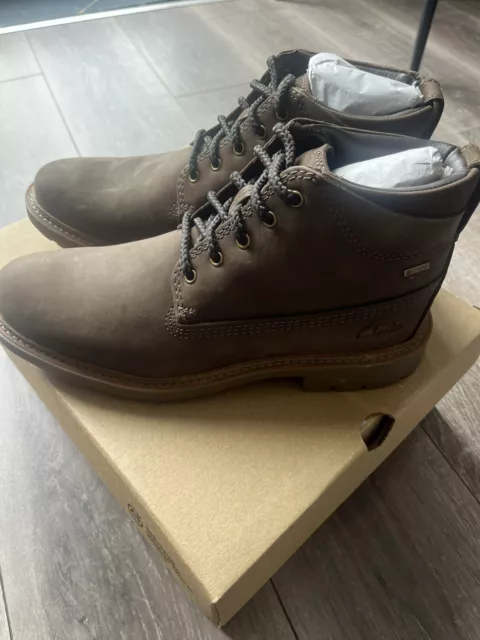 CLARKS CRAFTDALE BROWN/NUBUCK Boots Size 8.5 £21.41 - PicClick UK