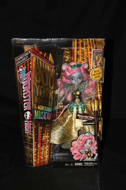 MIB NRFB Monster High BOO YORK, BOO YORK Mouscedes king