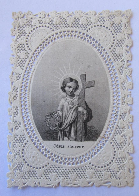 Canivet IN Pizzo Xixème Immagine Votiva Gesù Sauveur