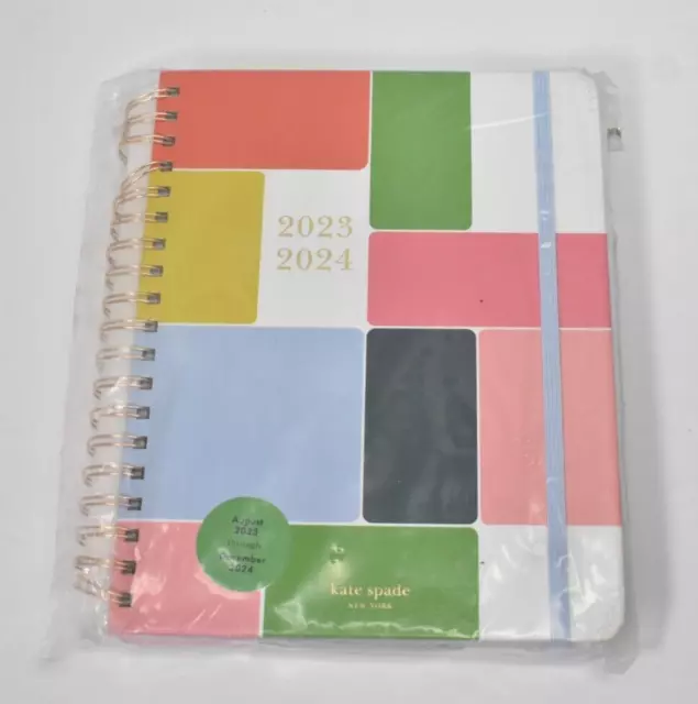 KATE SPADE NEW York Daily Planner 20232024 Mod Blocks Design Hardcover