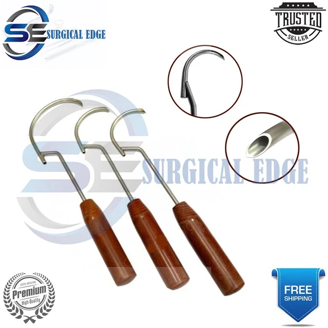 Wire Passer Guide Orthopedic Veterinary Fibre Handle 45mm, 45mm, Or 70mm Tools