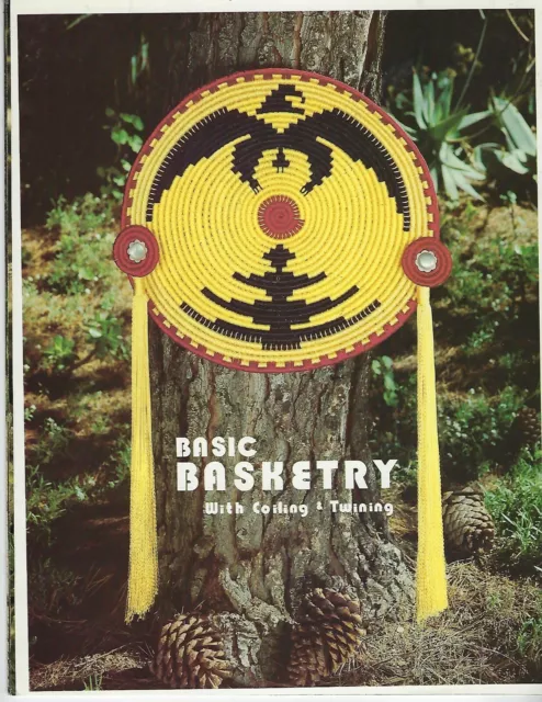 Básico Basketry Thunderbird Patrón Con Enrollable & Entrelazada Vintage Arte