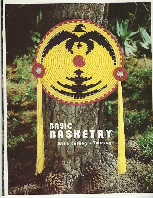 Libro artesanal vintage básico de cesta Thunderbird con enrollado y entrelazado NUEVO Libro artesanal vintage básico de cesta Thunderbird con enrollado y entrelazado NUEVO
