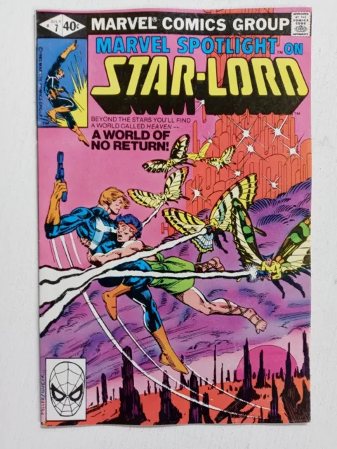 MARVEL SPOTLIGHT #7 STAR LORD Guardians of Galaxy 1980 VF 8.0 FRANK MILLER COVER
