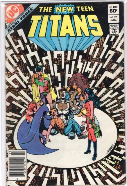 THE NEW TEEN TITANS # 27 - VG/F 5.0 - NEWSSTAND EDITION - 1st APP OF ATARI FORCE