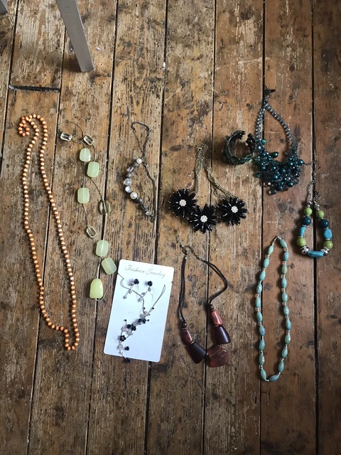 Mixed Lot Of Costume Jewellery X 10 Pieces