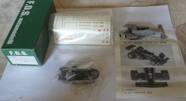 LOTUS 76 GERMAN GP 1974 #1 TSM model TSM124326 + decals JPS R. PETERSON 1/43 EUR 115,00 - FR