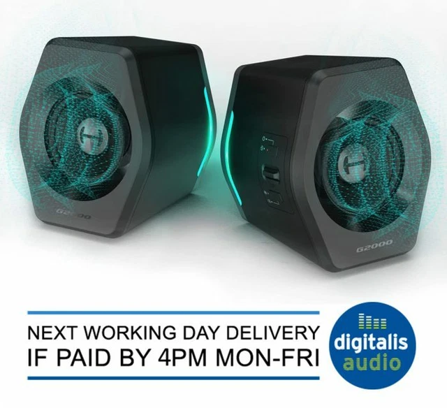 EDIFIER G2000 MULTIMEDIA Bluetooth Gaming Speakers for PC RGB Black