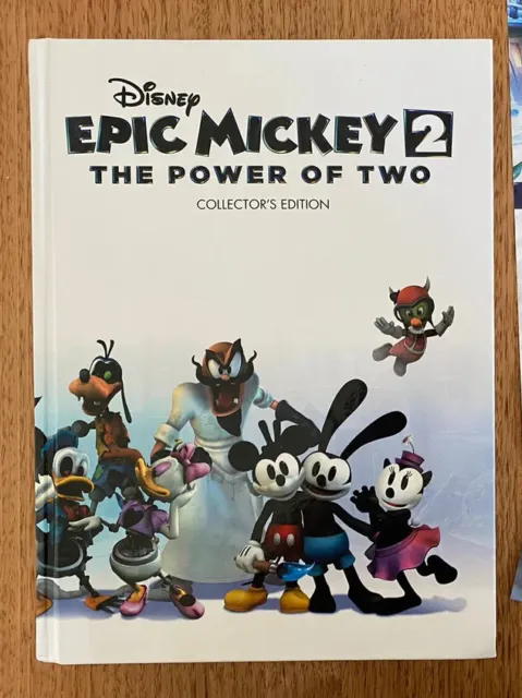 Disney Epic Mickey 2: The Power Of Two Game Guide Collectors Edition Hardcover
