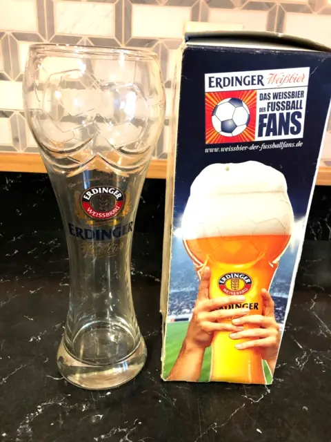 Erdinger Weissbrau Weibber   10-inch German Beer Soccer Glass