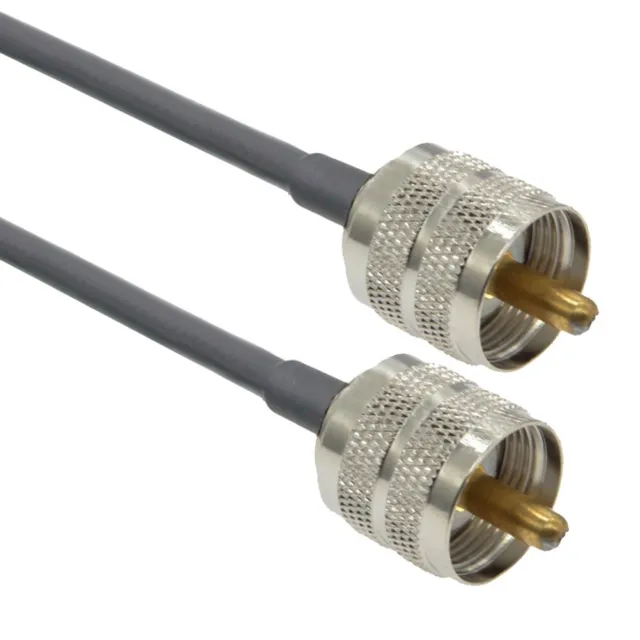 Ensemble de câbles durables RG58 PL259 UHF mâle à femelle UHF SO239 pour syst