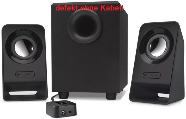 Logitech Z213 Lautsprecher Boxen DEFEKT OHNE KABEL!