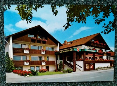 HOPFEN AM SEE (Füssen) - Hotel-Café-Restaurant Geiger. Karte von 1986