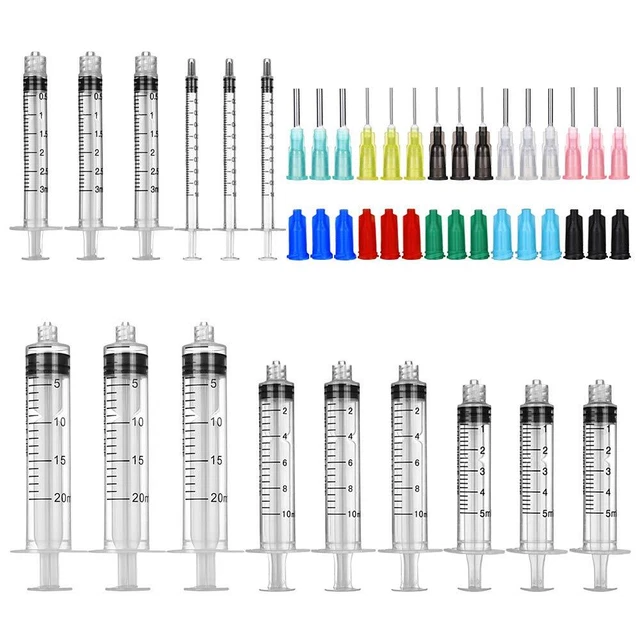 Blunt Tip   with Needle - Resin Refilling Glue Lube  Plastic