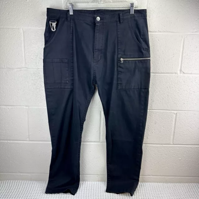 Helmut Lang Carabiner Trouser Black Pants Utility Cargo Men’s Sz 36 2