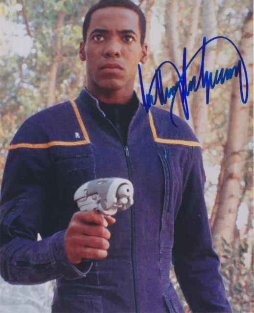 Certificato autografo Star Trek Enterprise Travis Mayweather Anthony Montgomery
