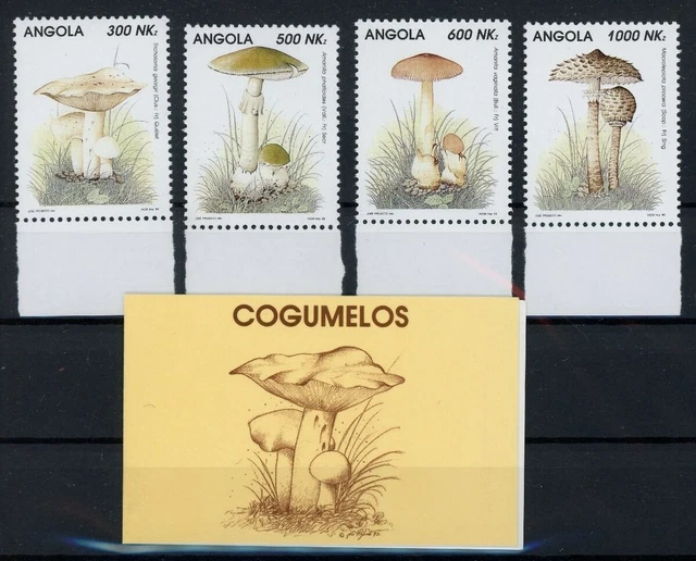 Angola 945-948, M-Heft postfrisch Pilze #JO665