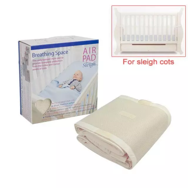 NEW  Sweet Dreams Air Pad - Sleigh Cot - Beige