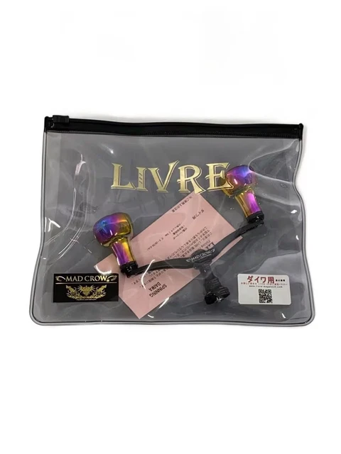 LIVRE MAD CROW 100 Reel Handle Daiwa Black Squid Mania CROW100