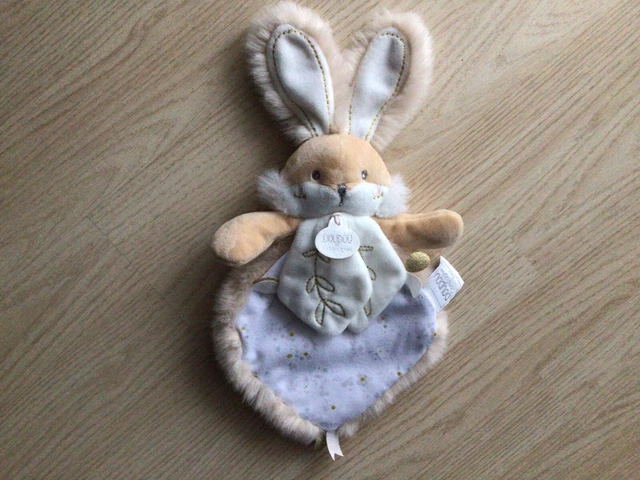 Doudou plat Lapin de Sucre Fourrure DOUDOU ET COMPAGNIE