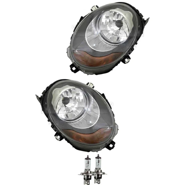 Set Fanali Giallo H4 per Mini F56 F55 F57 F54 Incl. Osram Lampade