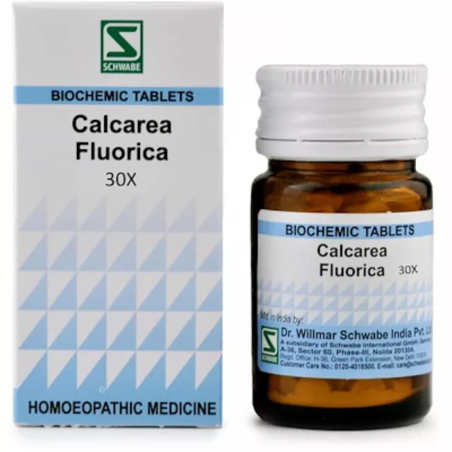 Tableta bioquímica Dr. Willmar Schwabe India Calcarea Fluorica 30X