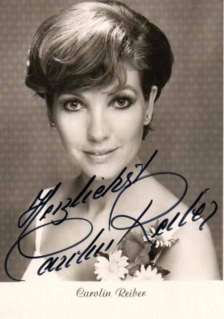 AUTOGRAMM - CAROLIN Reiber EUR 4,25 - PicClick DE