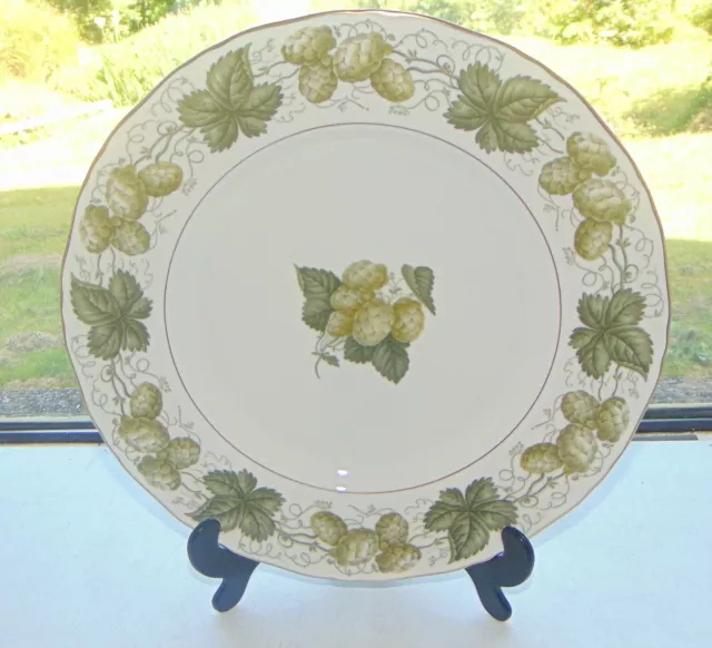 Royal Worcester Bone China Mathon Pattern The Worcester Hop Dinner Plate 27cm