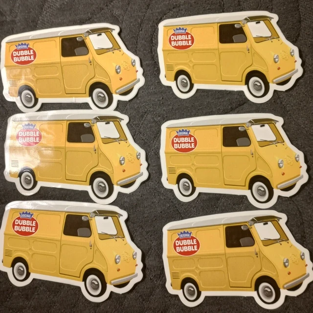 ORIGINAL DOUBLE BUBBLE Van Stickers Bruce Weiner Microcar Museum £7.54