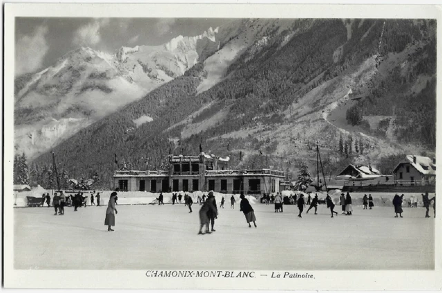 CPA 74 Chamonix - Scène De Patinage, Carte Postale Ancienne (années 1900), France