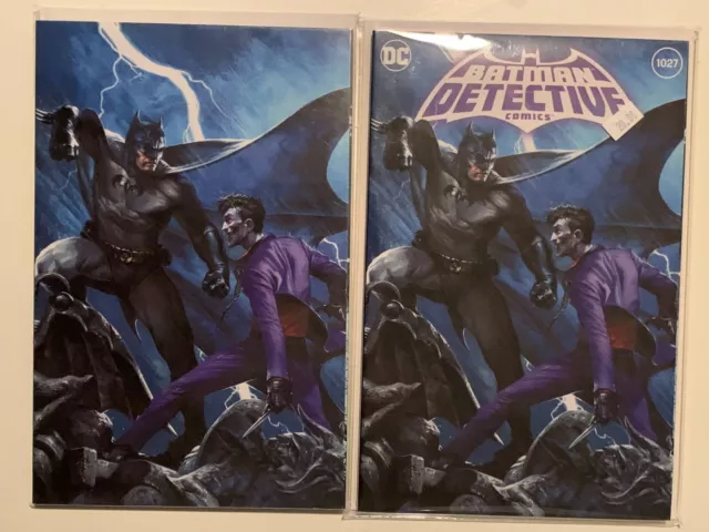 Detective Comics #1027 Nm Dell Otto Exclusive Virgin Variant Set