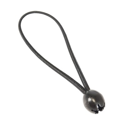 100x GOMMA serraggio con sfera Nero pianificare Tenditore Set 