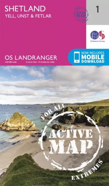 Ordnance Survey - Shetland - Yell Unst and Fetlar   001 - New Sheet m - I245z
