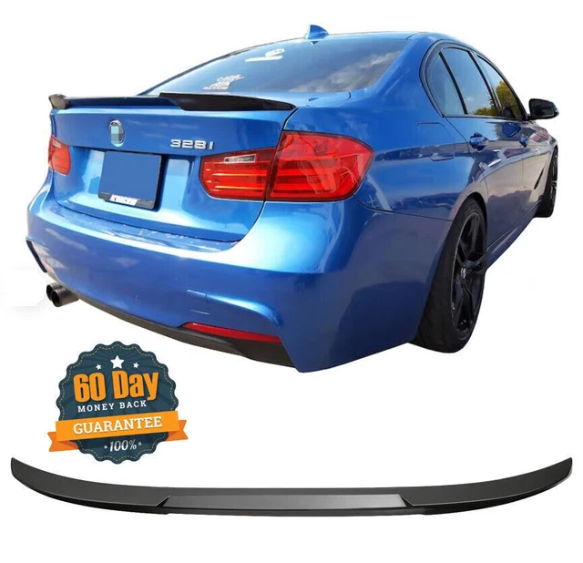 FOR BMW 3 Series F30 M3 F80 -Gloss Black CS Style Spoiler Lip Rear Wing ...