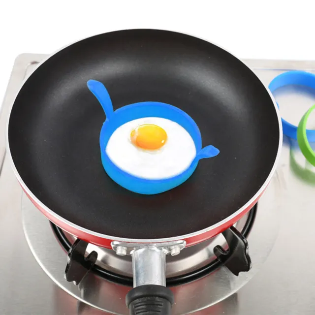 Stampo cucina in silicone Stampo per anelli per uova Utensile cucina