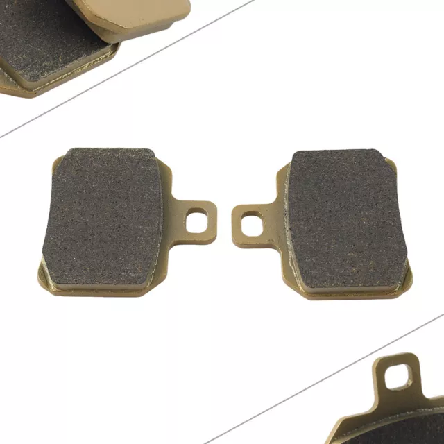 2x Champagne Gold Rear Brake Pads For YAMAHA YP125R X-MAX NON ABS Models 2010-15