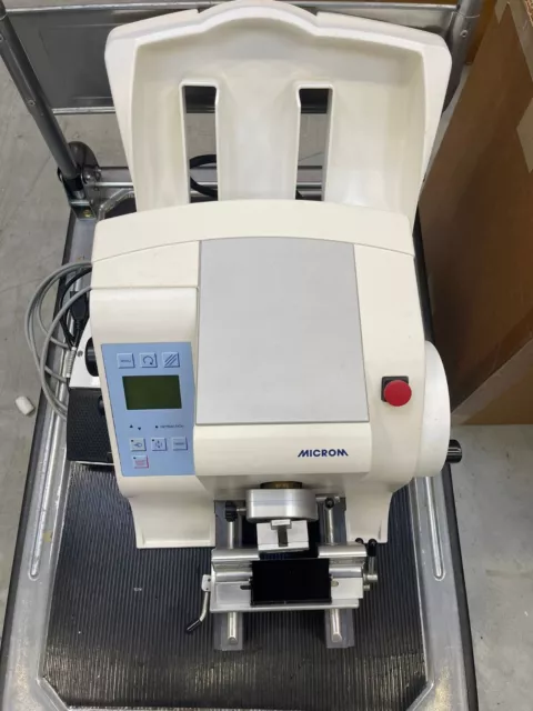 Microm Hm 355 S-2 Motorized Microtome With Foot Pedal