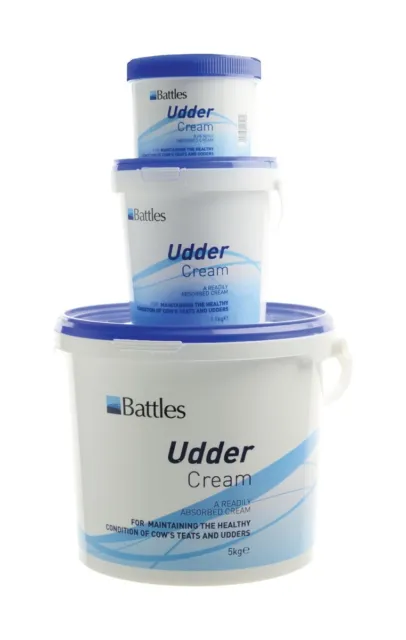 Battles Udder Cream good udder condition & aid in the treatment of chaps and ...