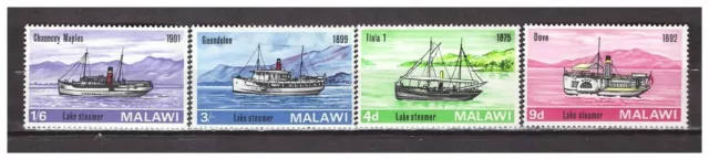 S16476) Malawi 1967 MNH Old Steamers 4v Ship