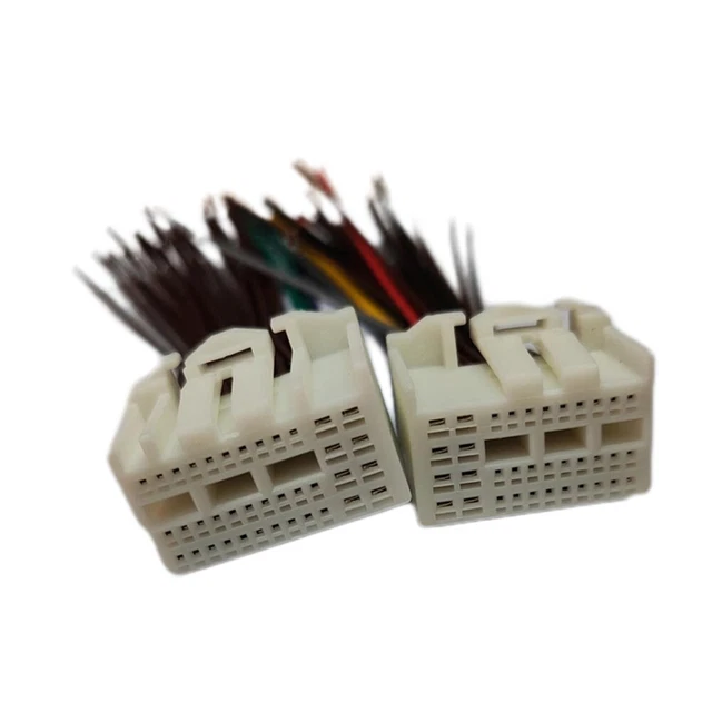 JZK Cavo adattatore da 16 pin a ISO, presa standard ISO per autoradio