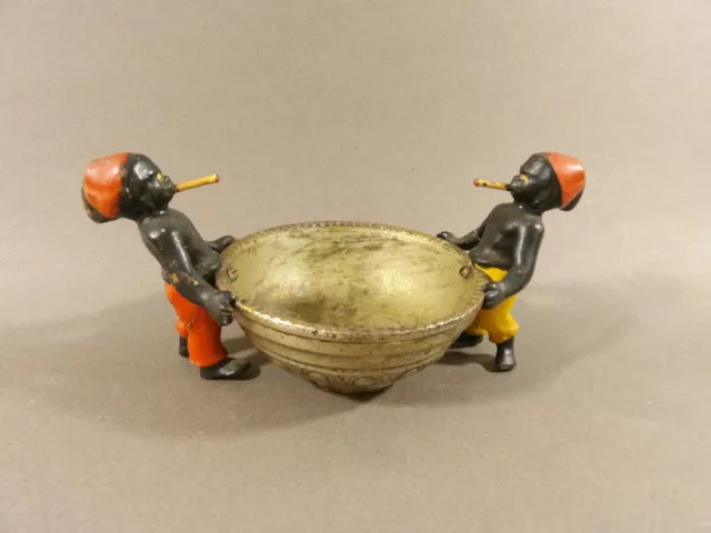 Empty Antique Colonial Era Ashtray Pocket Colonies Africa