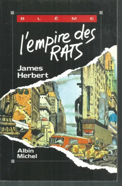 L'Empire des rats .James HERBERT.Albin Michel  SF7
