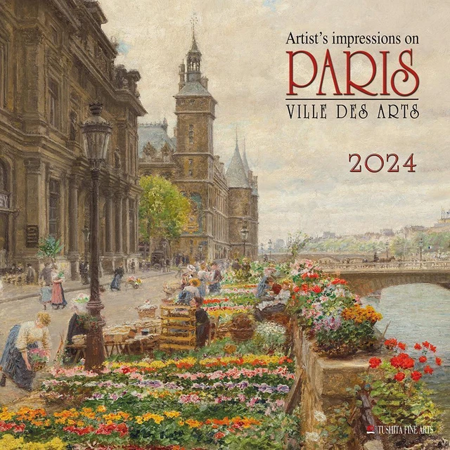 PARIS VILLE des Arts 2024 Kalender 2024 Kalender Tushita Fine Arts 28