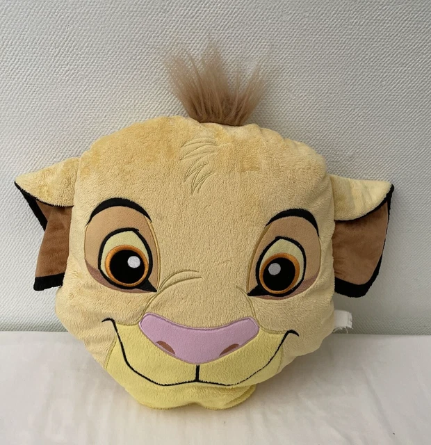 DISNEY STORE LARGE Plush Cushion Simba Lion King Face £10.99