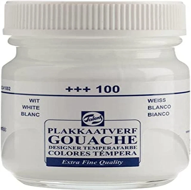 Talens White - PINTURA GOUACHE 50ml FRAS 50 ml (Paquete de 1)