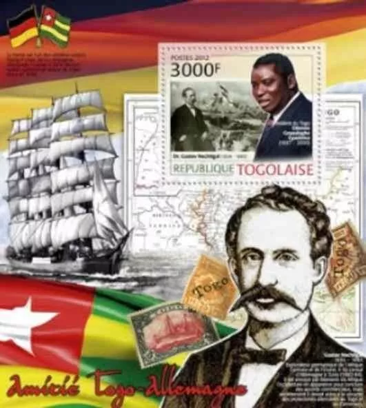 Togo 2012 Tall Ships Flags Maps Stamp On Stamp Imperf Stamps On Stamps 15558-6